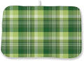St. Patrick's Day Dish Drying Mat 18 x 24 Inch Green Buffalo Plaid Drying Mat by Sorktse