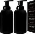 rejomiik 2 Pack Foaming Thick Glass Foam Hand Soap Dispenser by rejomiik