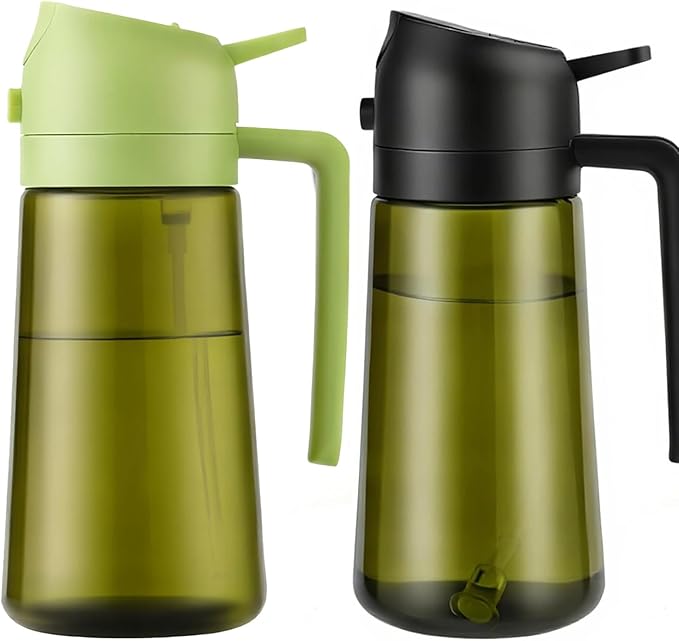 Aovdy Oil Sprayer for Cooking 16oz, 2 in 1 Olive Oil Dispenser and Oil Sprayer by AOVDY