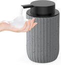 Ceramic Foaming Hand Soap Dispenser，12 oz Bathroom Soap Dispensers， Lotion by POSOSTO
