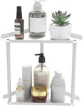Jesginboo 2 Tier Bathroom Counter Organizer, Vanity Organizer Corner Shelf by Jesginboo