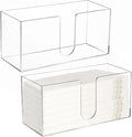 ZAVOOS 2 Pack Acrylic Paper Towel Holder, Folded Countertop Z-fold C-fold by AllfortheBetterLife