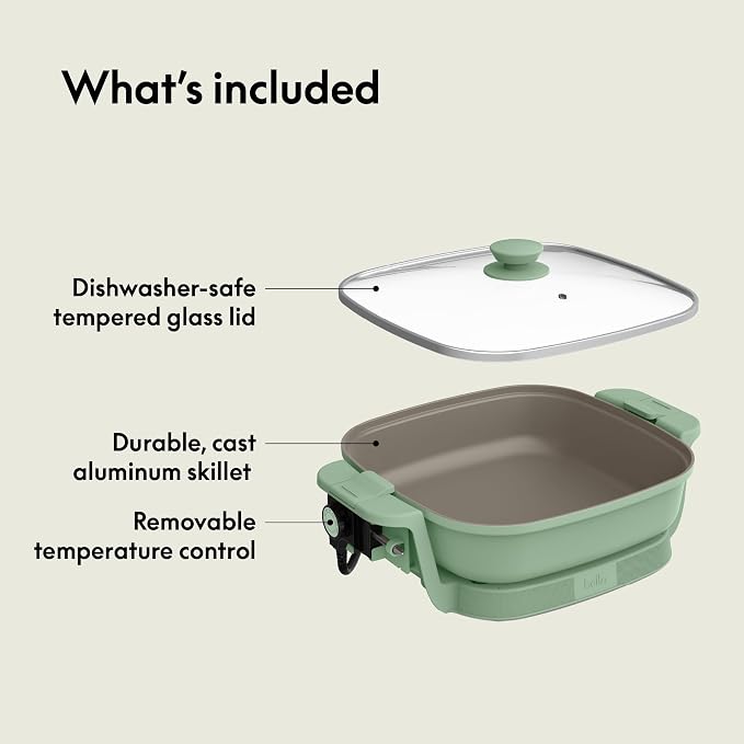 bella Make & Take Electric Skillet, Fits-anywhere™ kitchenware, EverGood™ - Image 6