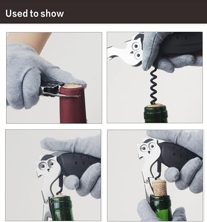Unique Eagle Corkscrew, Professional Waiters Corkscrew Wine Key Bottle Opener - Image 5