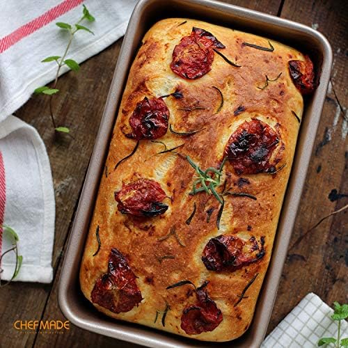CHEFMADE 2LB Rectangle Loaf Pan, Non-Stick Oblong Bread and Meat