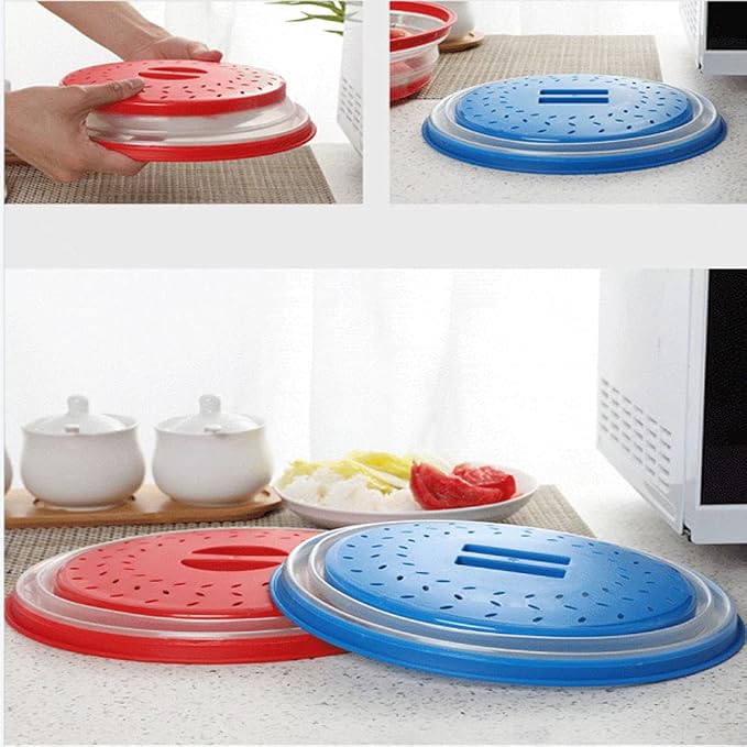 Collapsible Microwave Splatter Cover, Microwave Plate Cover - Image 3