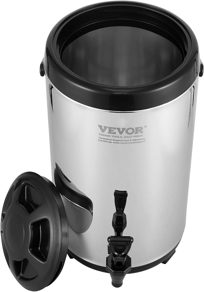 VEVOR Stainless Steel Insulated Beverage Dispenser, 2.4 Gallon 9.2 Liter - Image 12