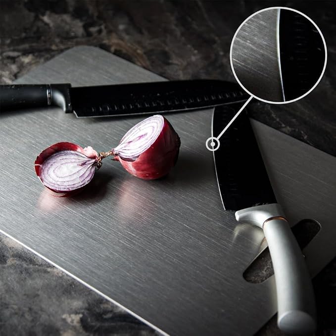 304 Stainless Steel Cutting Board, Non Toxic Cutting Boards - Image 5