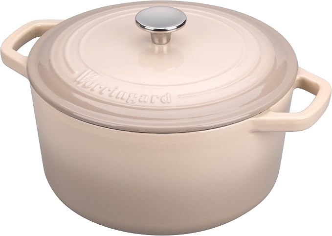 VORRINGARD Enameled Cast Iron Dutch Oven Pot - Image 8
