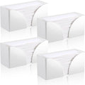 4Pack White Paper Towel Dispenser Countertop Acrylic Paper Towel Holder by AFOROEOA
