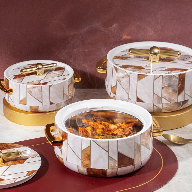 Casserole Inner Steel |BPA Free|Advanced P.U. Insulation|Keeps Food