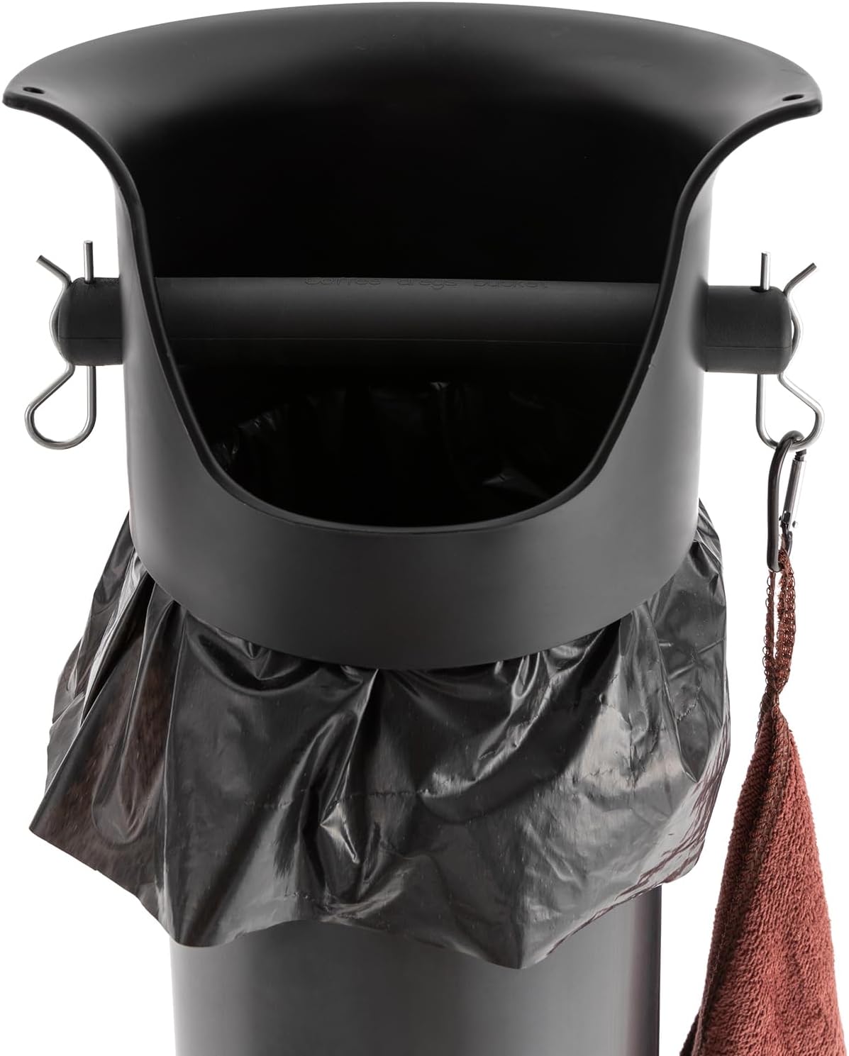 Commercial Knock Box - Large 33.66" Quiet Espresso Grounds Bin with