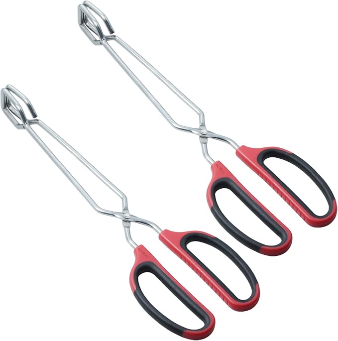 HINMAY Stainless Steel Scissor Tongs by HINMAY