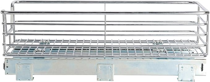 Household Essentials Glidez Chrome-Plated Steel 1-Tier Sliding Under Sink - Image 9