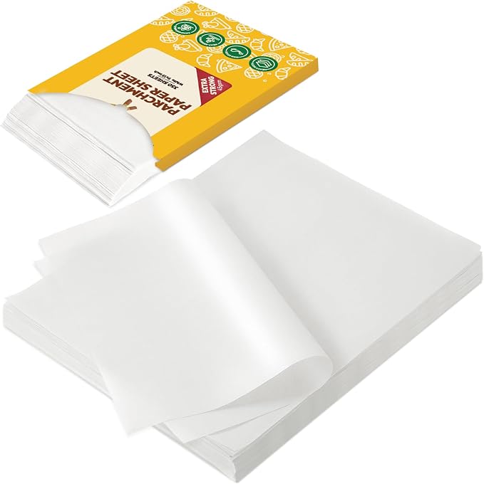 Katbite 350Pcs 9x13 In Parchment Paper Sheets, Heavy Duty White Baking Paper by katbite