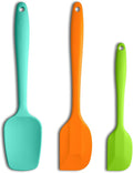 Silicone Spatula 3‑Piece Set Heat Resistant 600°F Non‑Stick Rubber Spatulas by ALLWIN-HOUSEWARE