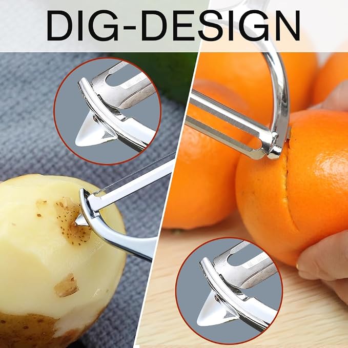Vegetable peelers for Kitchen, Y shaped peeler for Vegetables, Potatoes - Image 4