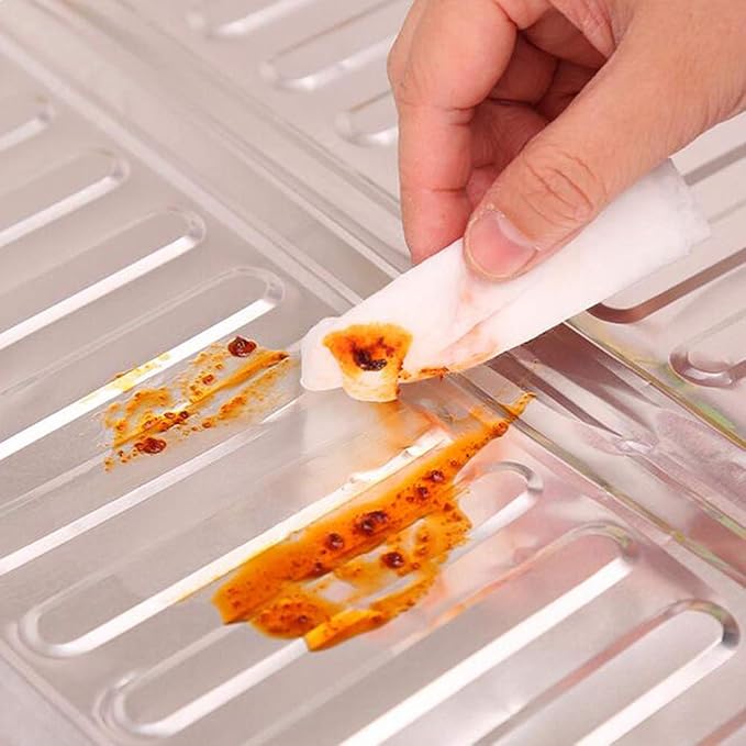 Hztyyier 3 Sided Oil Proof Aluminum Foil Splatter Guard Foldable Heat Insulation - Image 9