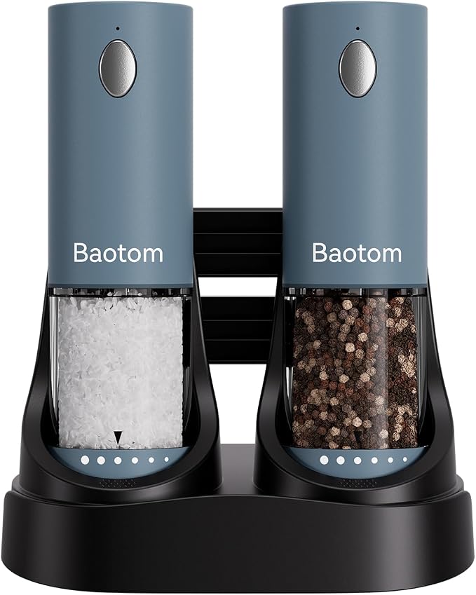 Electric Salt and Pepper Grinder Set by Unknown