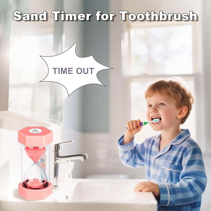 Hourglass 45 Minute Sand Timer, Plastic Sand Clock 45 Min, Unbreakable Colorful - Image 7