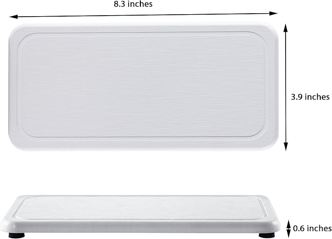 NiuYichee 2 Pcs Water Absorbing Stone Trays, Kitchen/Bathroom Sink Soap Dish - Image 3