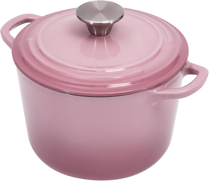 Flavehc Dutch Oven Pot with Lid 2.8 qt Cast Iron Dutch Oven - Image 9