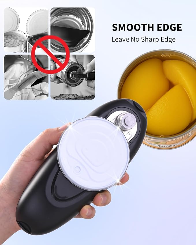 CIRCLE JOY Electric Can Opener, One-Touch Automatic Can Opening - Image 7