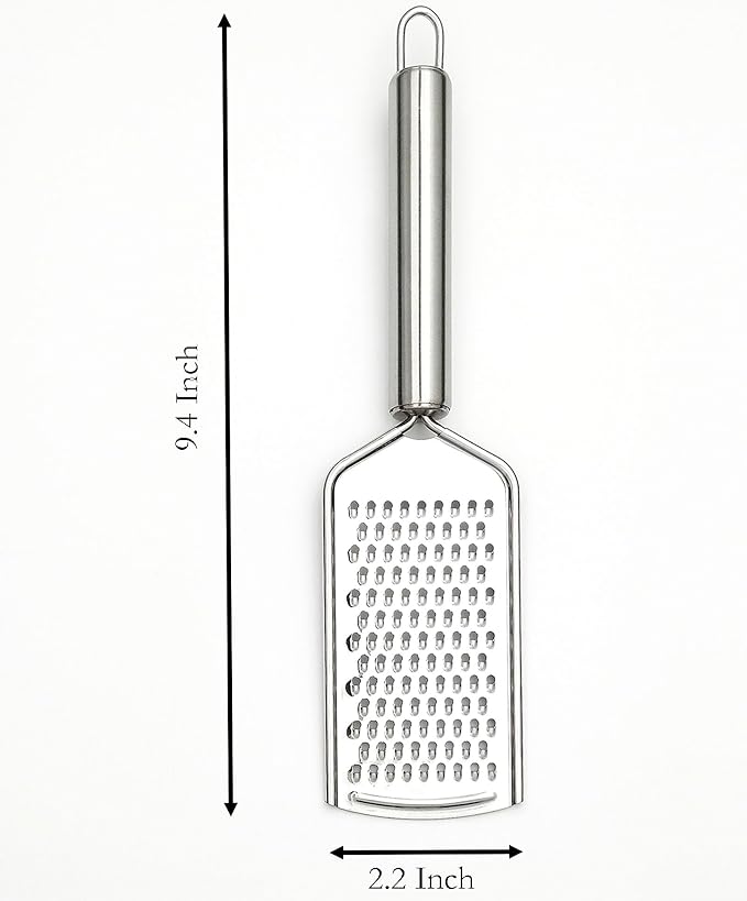 Cheese Grater, 9.4 Inch x 2.2 Inch Stainless Steel Vegetables Zester - Image 2