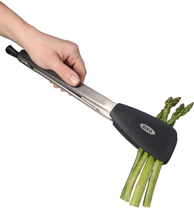 OXO Good Grips Large Silicone Flexible Turner, Stainless Steel & Good Grips - Image 3