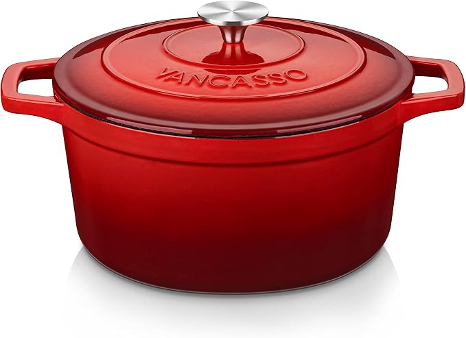vancasso 6 QT Enameled Cast Iron Dutch Oven by vancasso