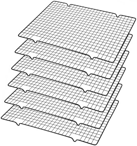 6 Packs Cooling Racks 16"x10" Baking Rack for Cooking and Baking Oven