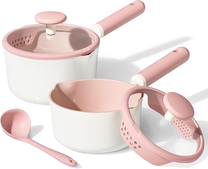 CAROTE 2.5QT & 3.0QT Sauce Pan Sets by CAROTE