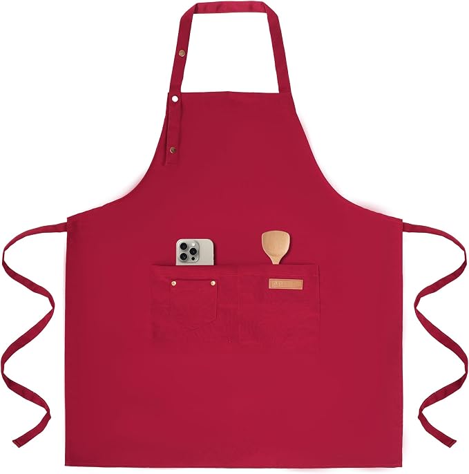 Tosewever Art Aprons for Women Painting Pottery Baking, Mens Buckle Straps by Tosewever