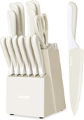 hecef 15 Pieces Kitchen Knife Set by hecef