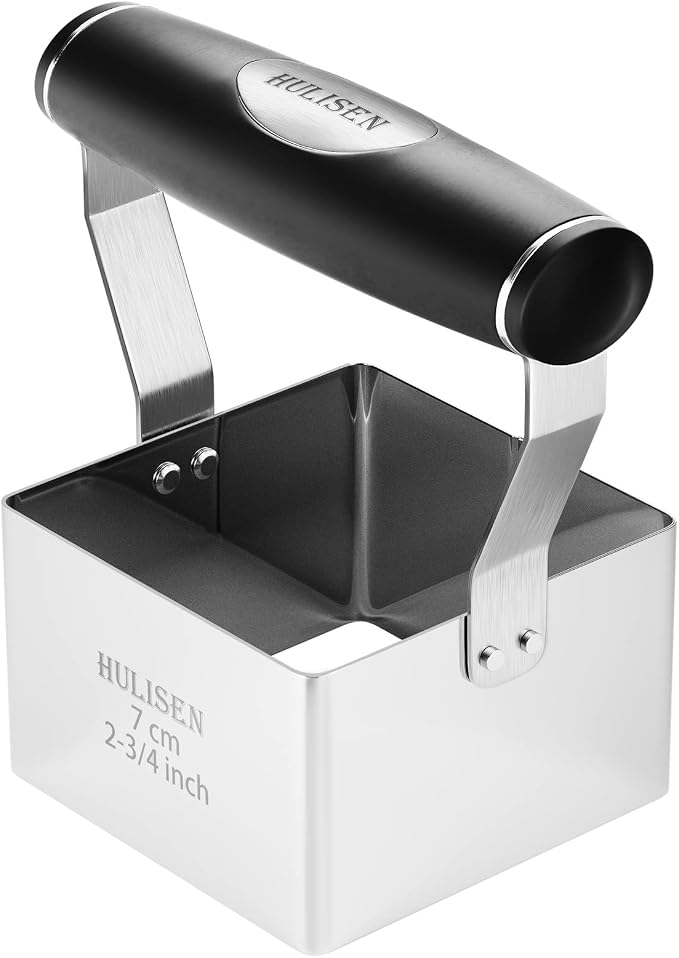 HULISEN Square Biscuit Cutter, 2.75 Inch Stainless Steel Cookie Cutter by HULISEN