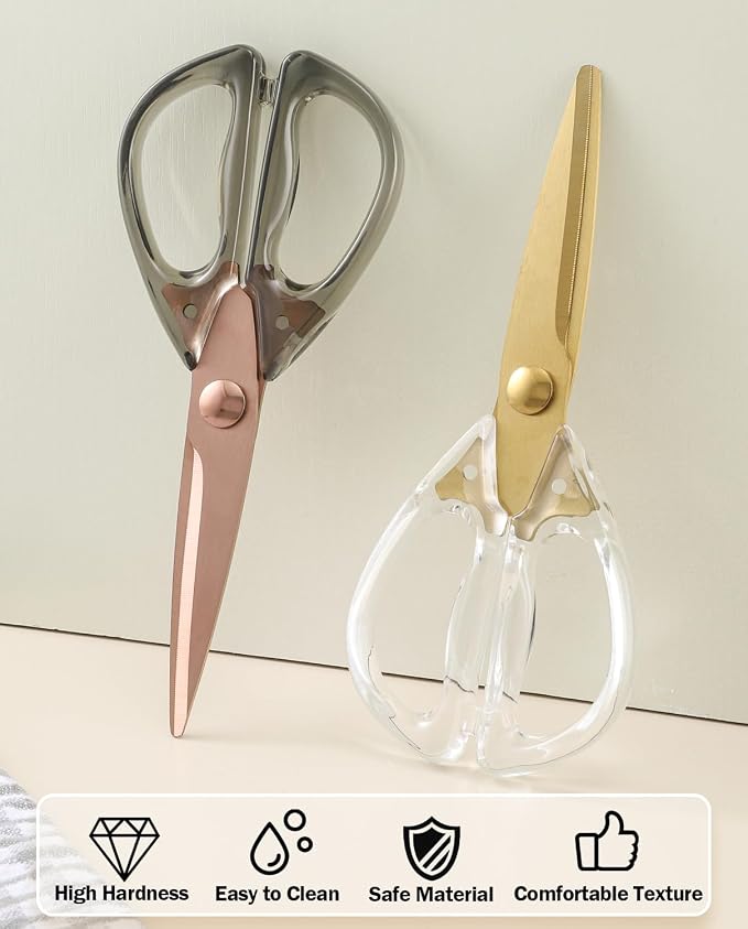 Kitchen Shears Scissors&Sharp Scissors, ARCHIKING 8.0inch Cooking Scissor-Meat - Image 7