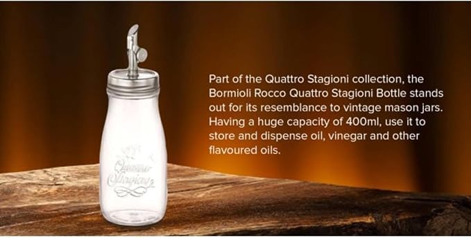 Bormioli Rocco Quattro Stagioni, 13.5 Oz Olive Oil Dispensers - Image 6