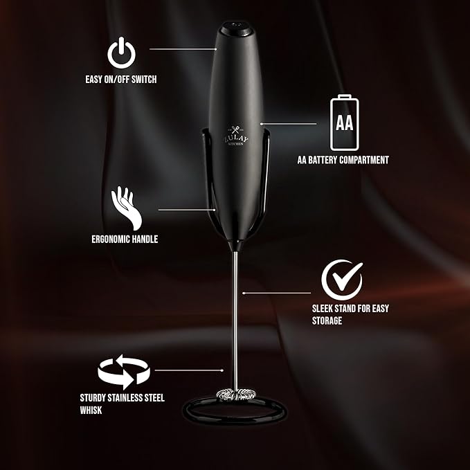Zulay Kitchen Executive Series Milk Frother Wand - Image 5
