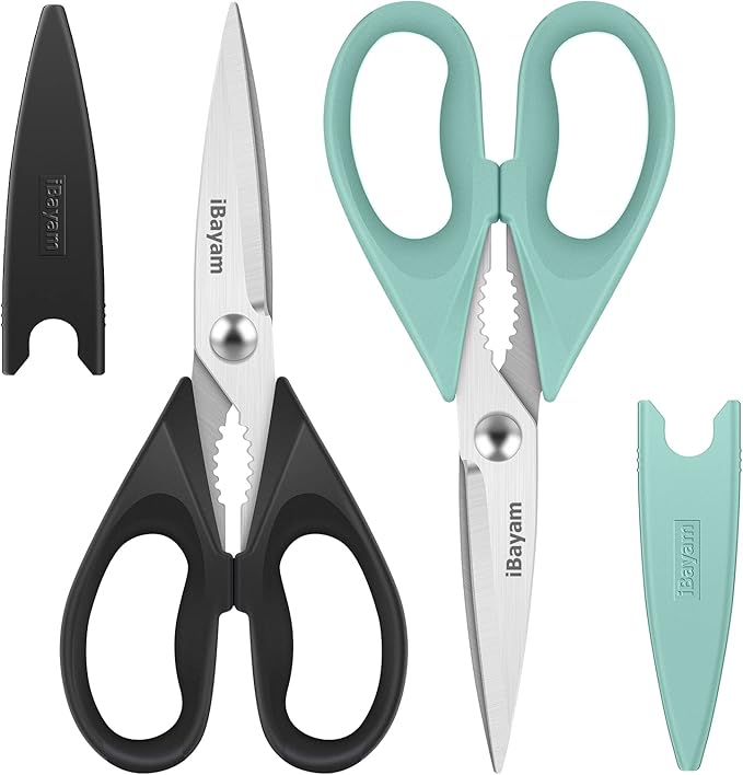 iBayam All Purpose Kitchen Shears Heavy Duty by iBayamDirect