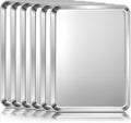 TeamFar Baking Sheet Pan, 6 Pack Stainless Steel Half Size Baking Pans Set by TeamFar