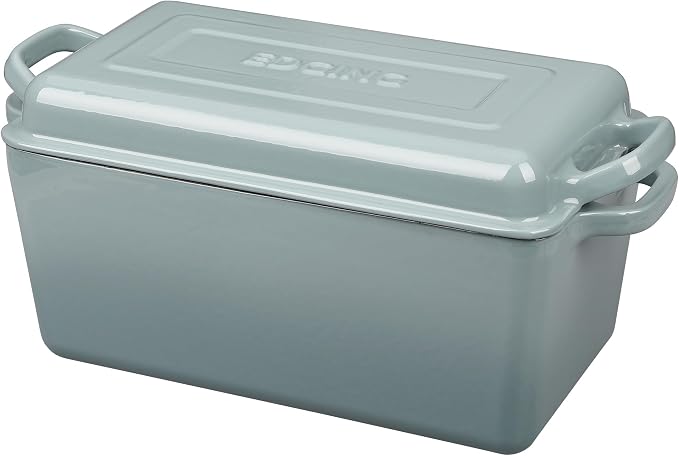 EDGING CASTING Enameled Cast Iron Dutch Oven, Oblong Bread Oven - Image 3
