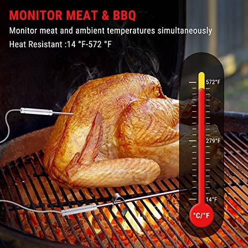 TempPro TempSync 500FT Wireless Meat Thermometer