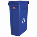 Rubbermaid Commercial Products Slim Jim Plastic Rectangular Recycling Bin/Trash by RubbermaidCommercialProducts