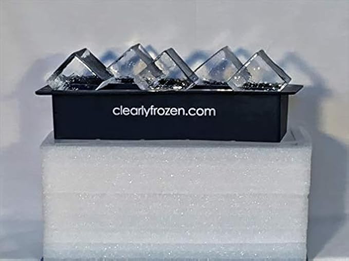 ClearlyFrozen Highest Rated Highest Capacity Clear Ice Tray by ClearlyFrozen