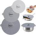 HIC Kitchen Cooking and Storage Lids, High-Heat Silicone by HIC