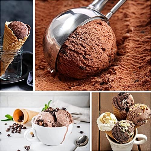 Ice Cream Scoop, 3Pcs Cookie Scoop Set, Stainless Steel Cookie Scoops