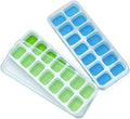 Ice Cube Trays, Silicone Easy-Release and Flexible 14-Ice Trays by Unknown