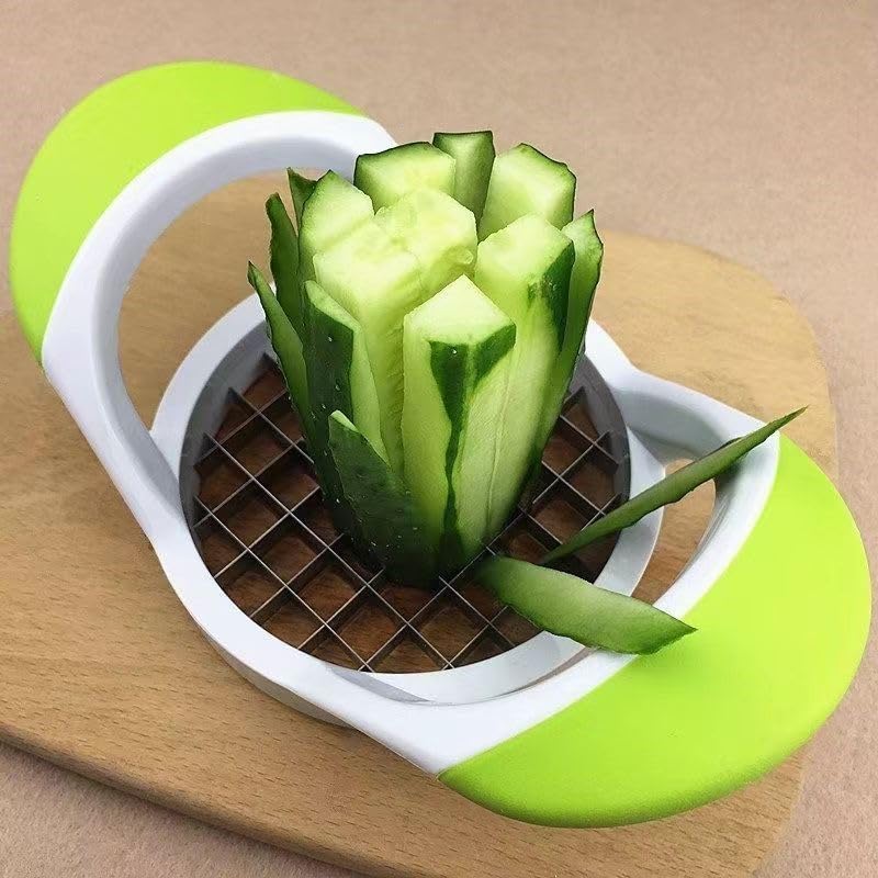 Stainless Steel Fruit Slicer – Multi-function Apple Corer & Cutter for
