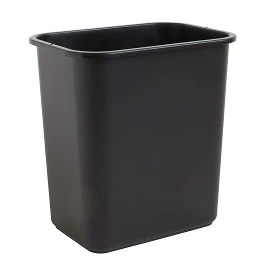 United Solutions 7 Gallon / 28 Quart Efficient Trash Wastebasket, Fits Under by UNITEDSOLUTIONS