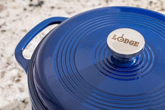 Lodge Essential Enamel Cast Iron Dutch Oven - Image 3